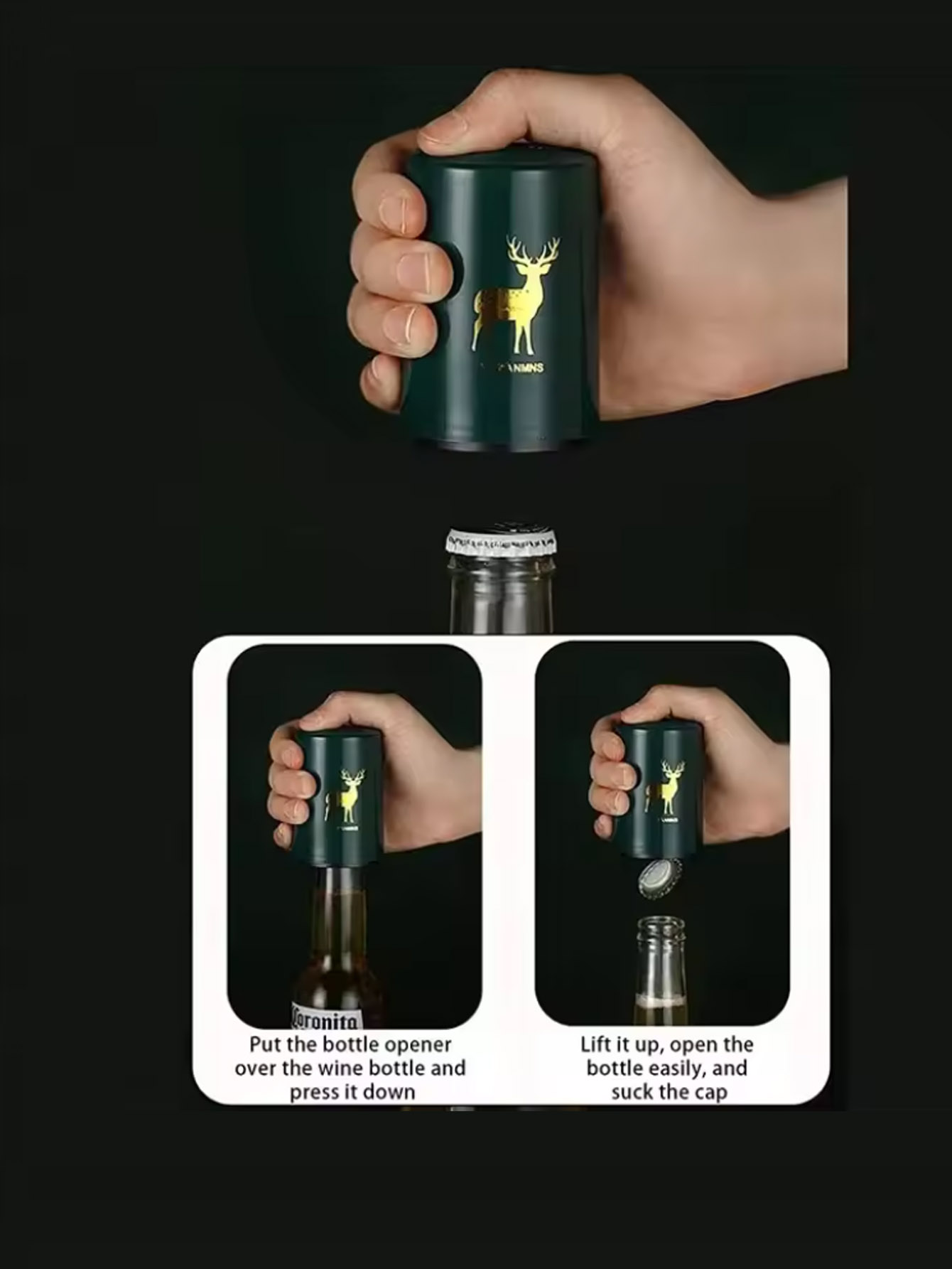 1Pcs Automatic Beer Bottle Ope - Kitchen Gadgets And Equipment recension och pris