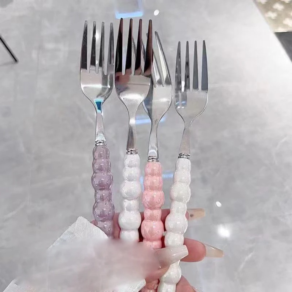 Pearl Handle Fork for Dessert  - Kitchen Gadgets Pasta recension och pris