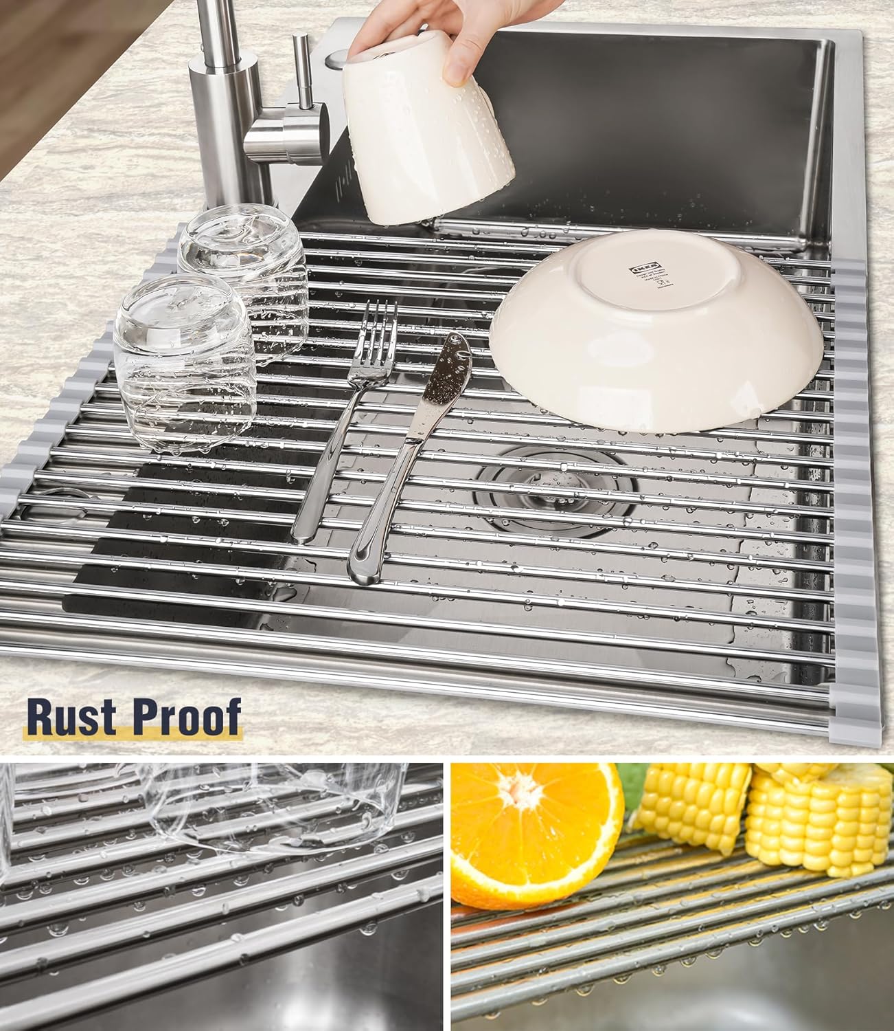Roll Up Dish Drying Rack Over  - Kitchen Gadgets Images recension och pris