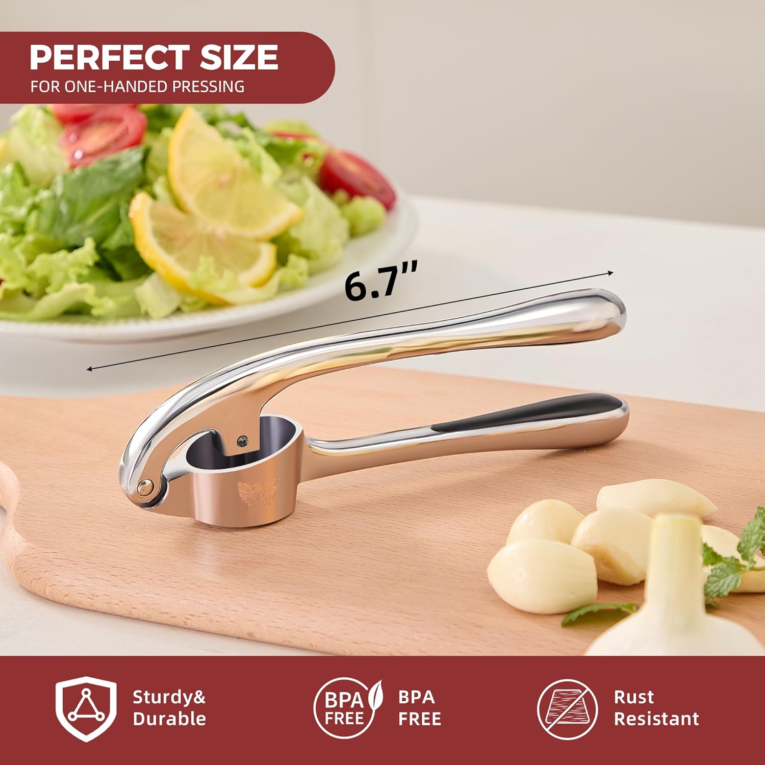 Heavy-Duty Garlic Press Set -  - Kitchen Gadgets Images recension och pris