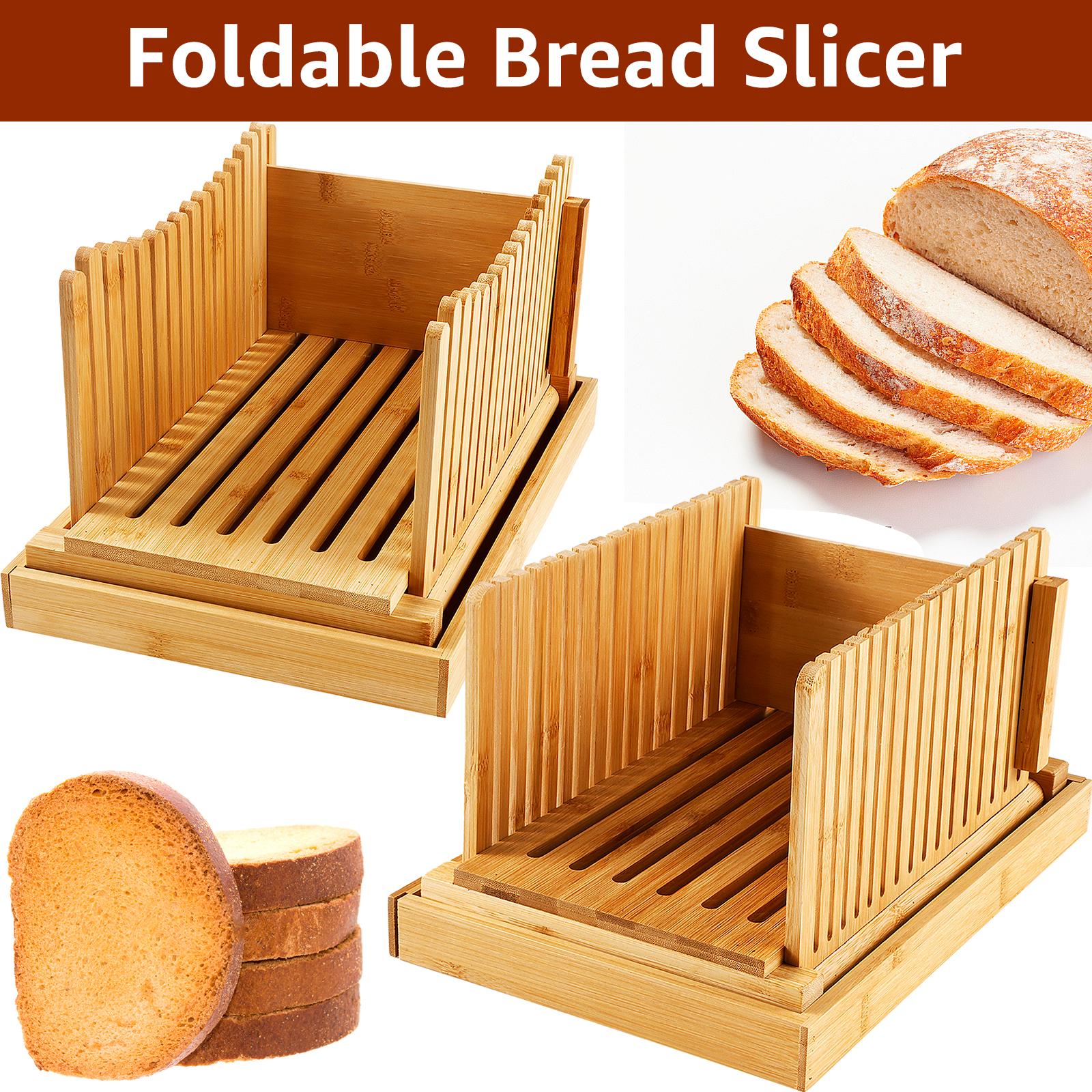 Bread Slicer Guide Foldable To - Kitchen Gadgets Guide recension och pris