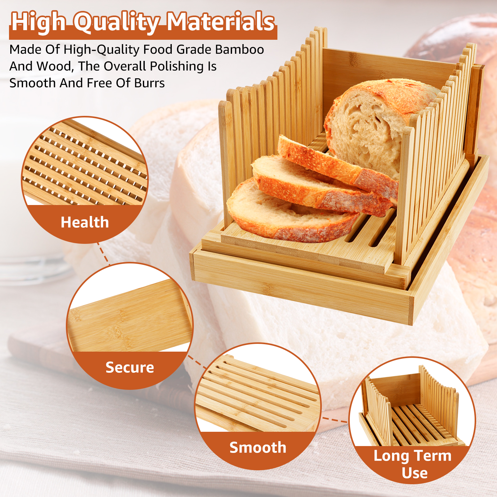 Bread Slicer Guide Foldable To - Kitchen Gadgets Guide recension och pris