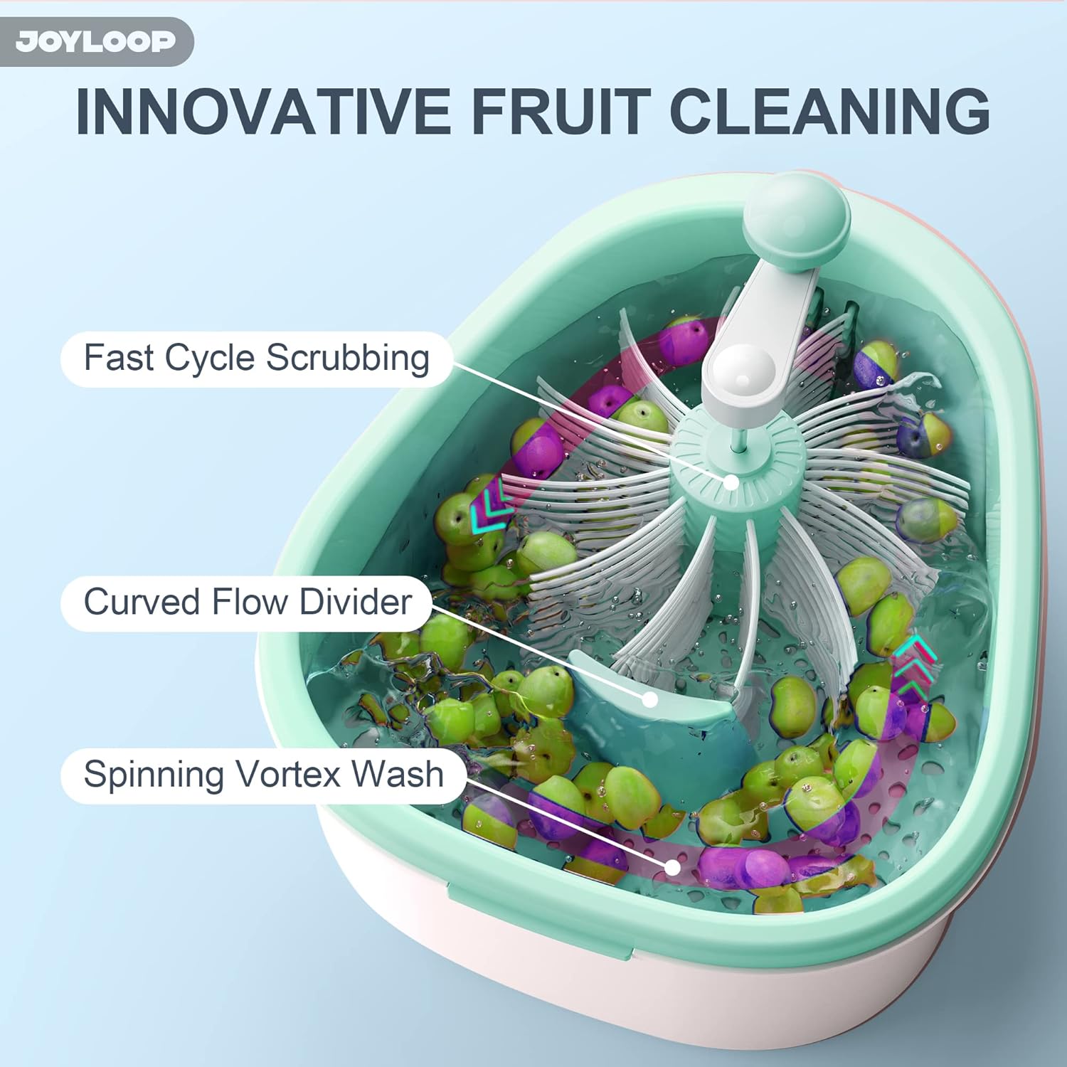Large Fruit Washer Spinner wit - Kitchen Gadgets Images recension och pris