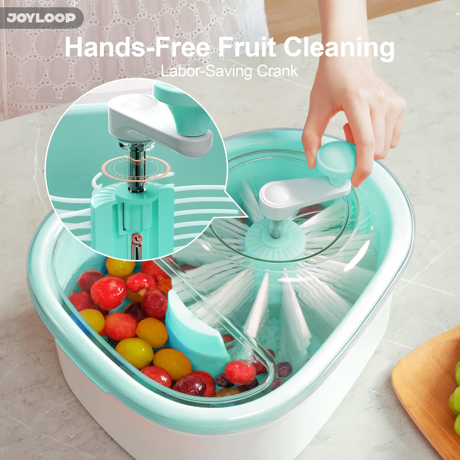 Large Fruit Washer Spinner wit - Kitchen Gadgets Images recension och pris