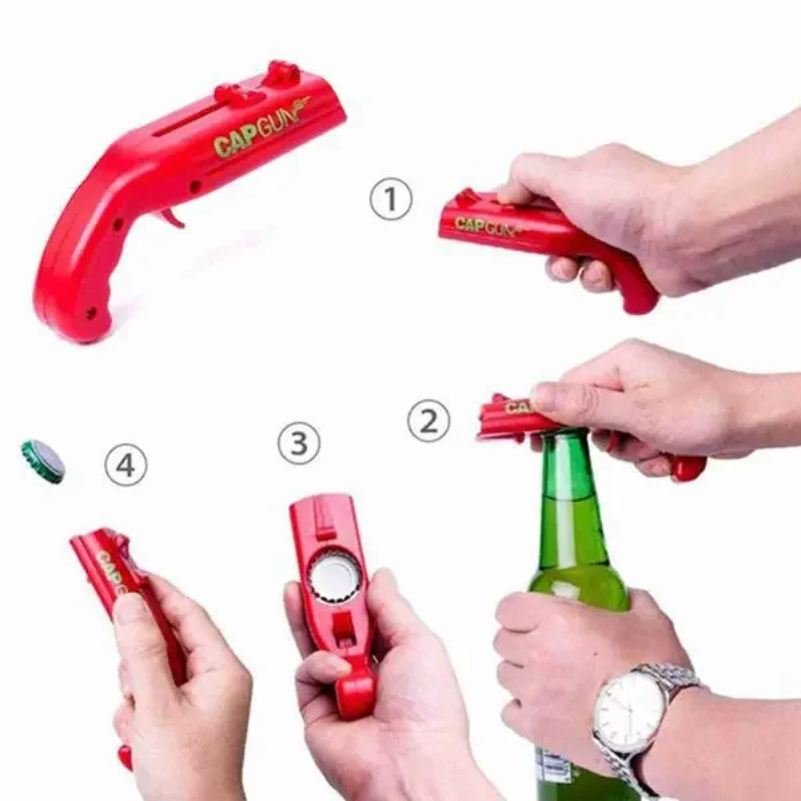 Portable Creative Pistol Bottl - Funny Kitchen Gadgets Gifts recension och pris