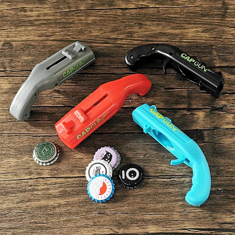 Portable Pistol Bottle Cap Lau - Funny Kitchen Gadgets Gifts recension och pris