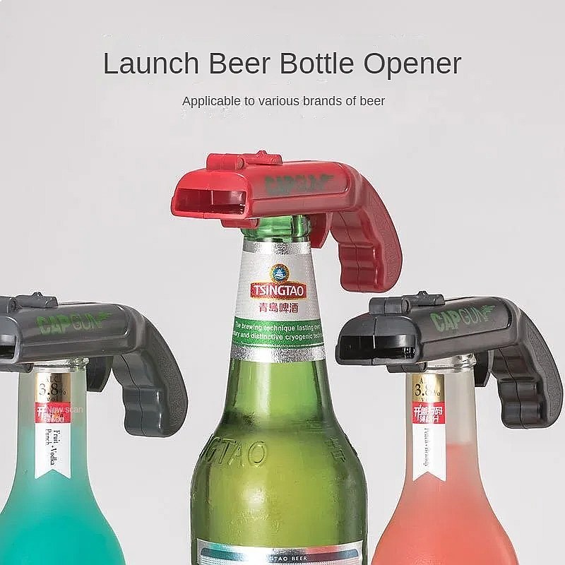 Portable Pistol Bottle Cap Lau - Funny Kitchen Gadgets Gifts recension och pris
