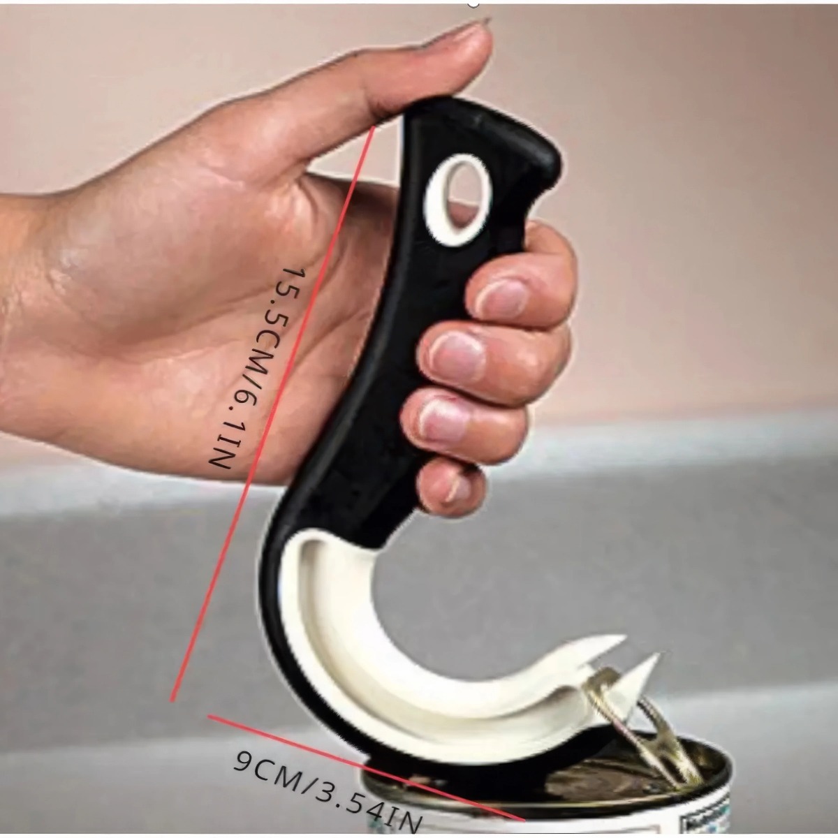1Pcs Black Hook Type Can Opene - Kitchen Gadgets Easy Life recension och pris