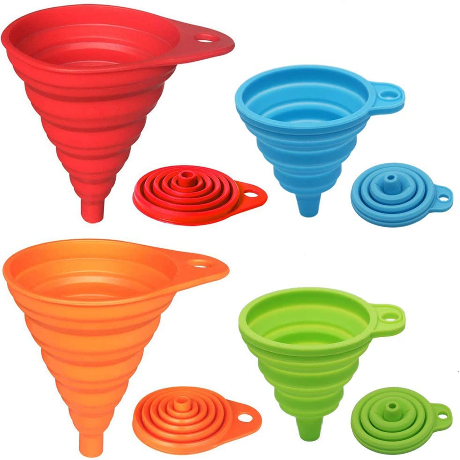 4-Pack Collapsible Silicone Fu - Kitchen Gadgets Images recension och pris