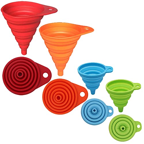 4-Pack Collapsible Silicone Fu - Kitchen Gadgets Images recension och pris
