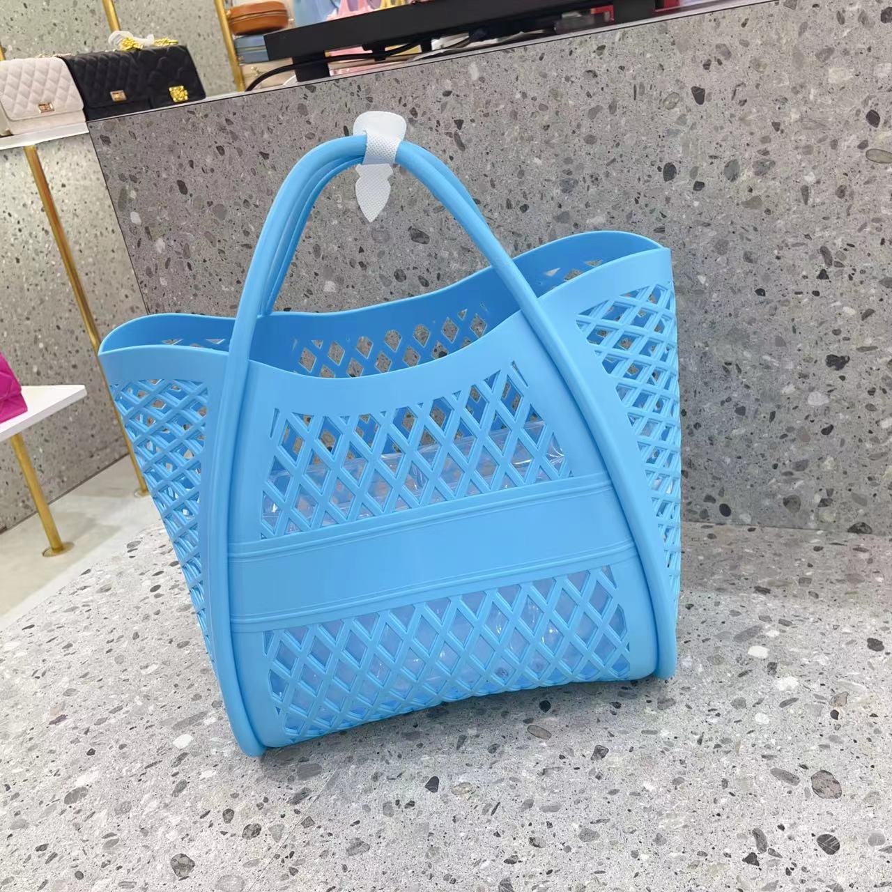 Jelly Handbag Silicone Hollowe - Silicone Steamer Basket recension och pris