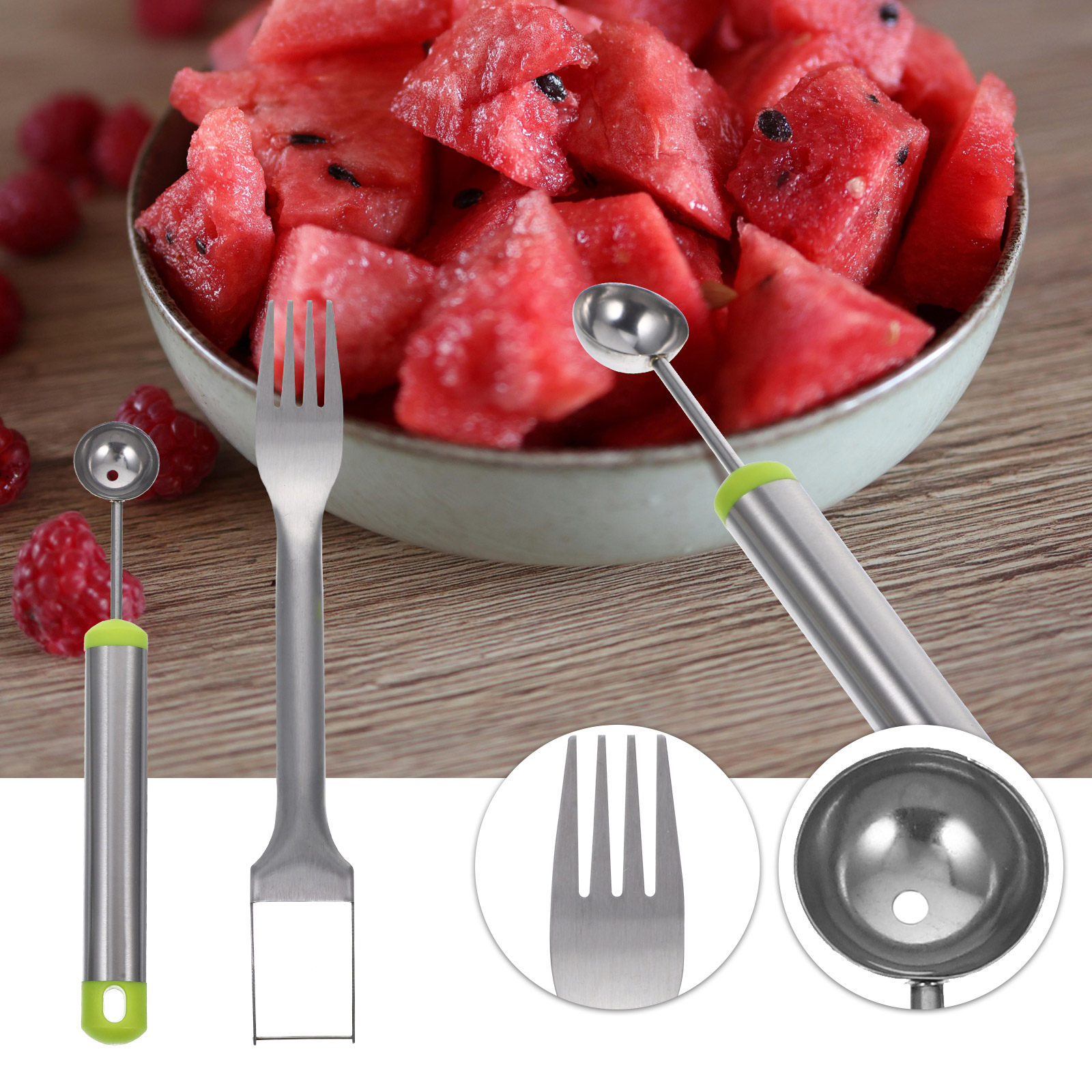 1 Set Of Metal Watermelon Slic - Kitchen Gadgets & Toys recension och pris