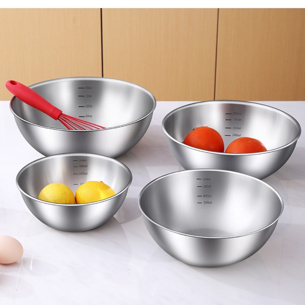 3pcs Stainless Steel Bowl Set  - Kitchen Gadgets Storage recension och pris