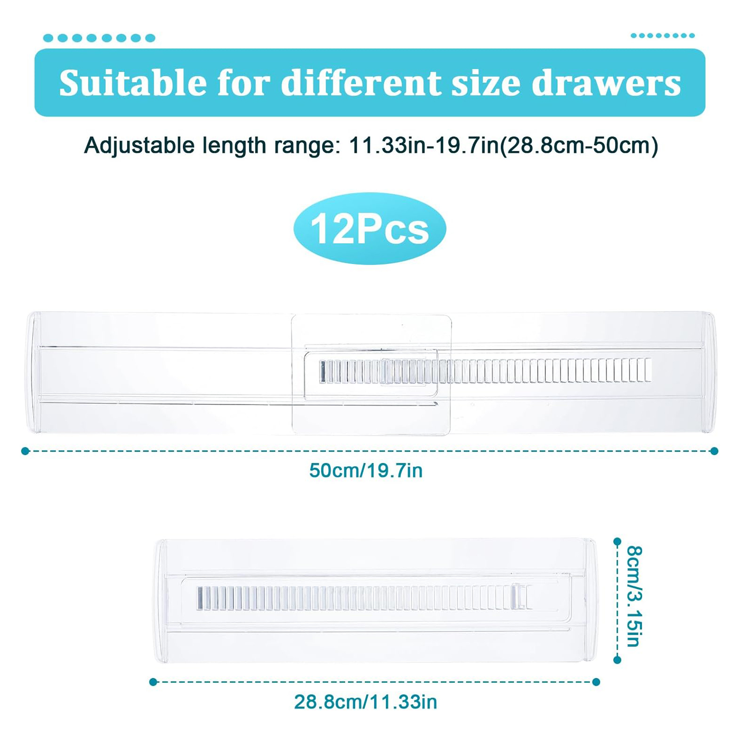 4/6/8/12 Pack Expandable Drawe - Kitchen Gadgets Storage recension och pris