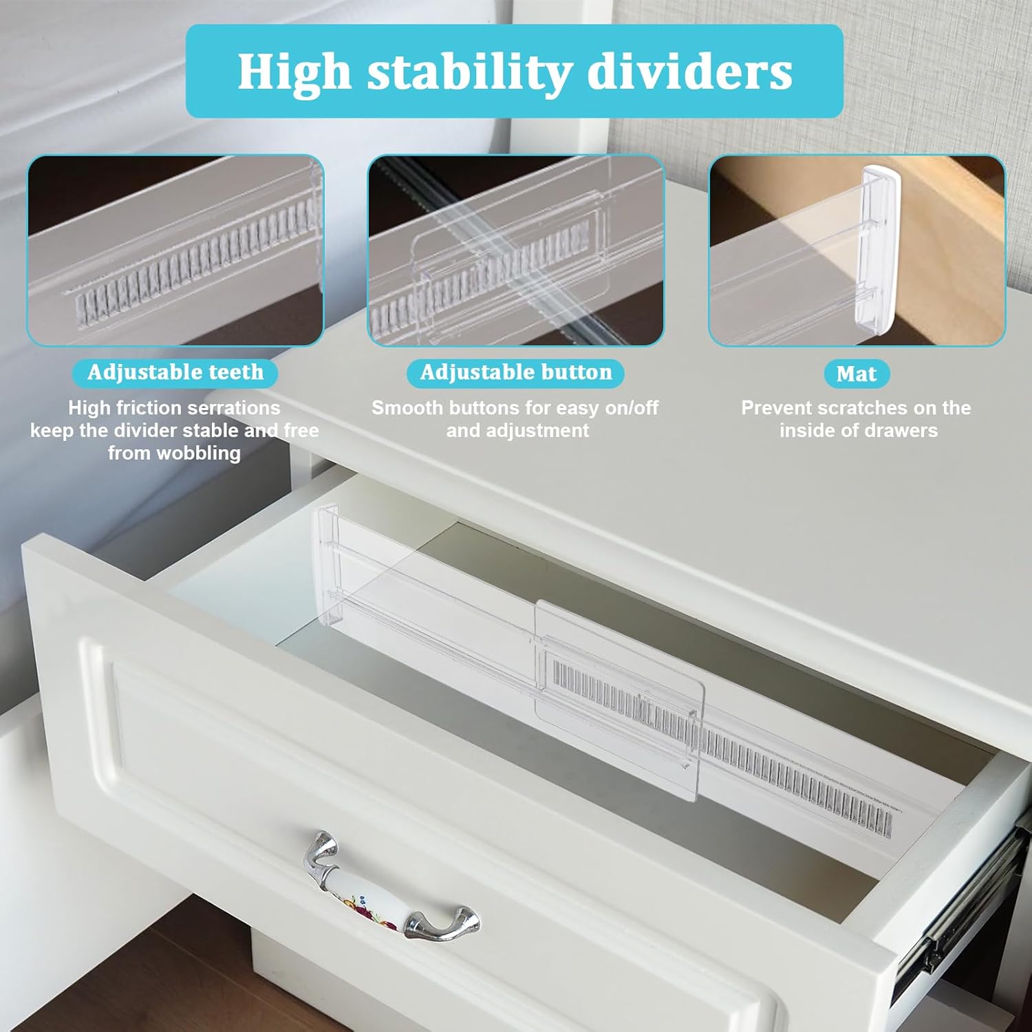 4/6/8/12 Pack Expandable Drawe - Kitchen Gadgets Storage recension och pris