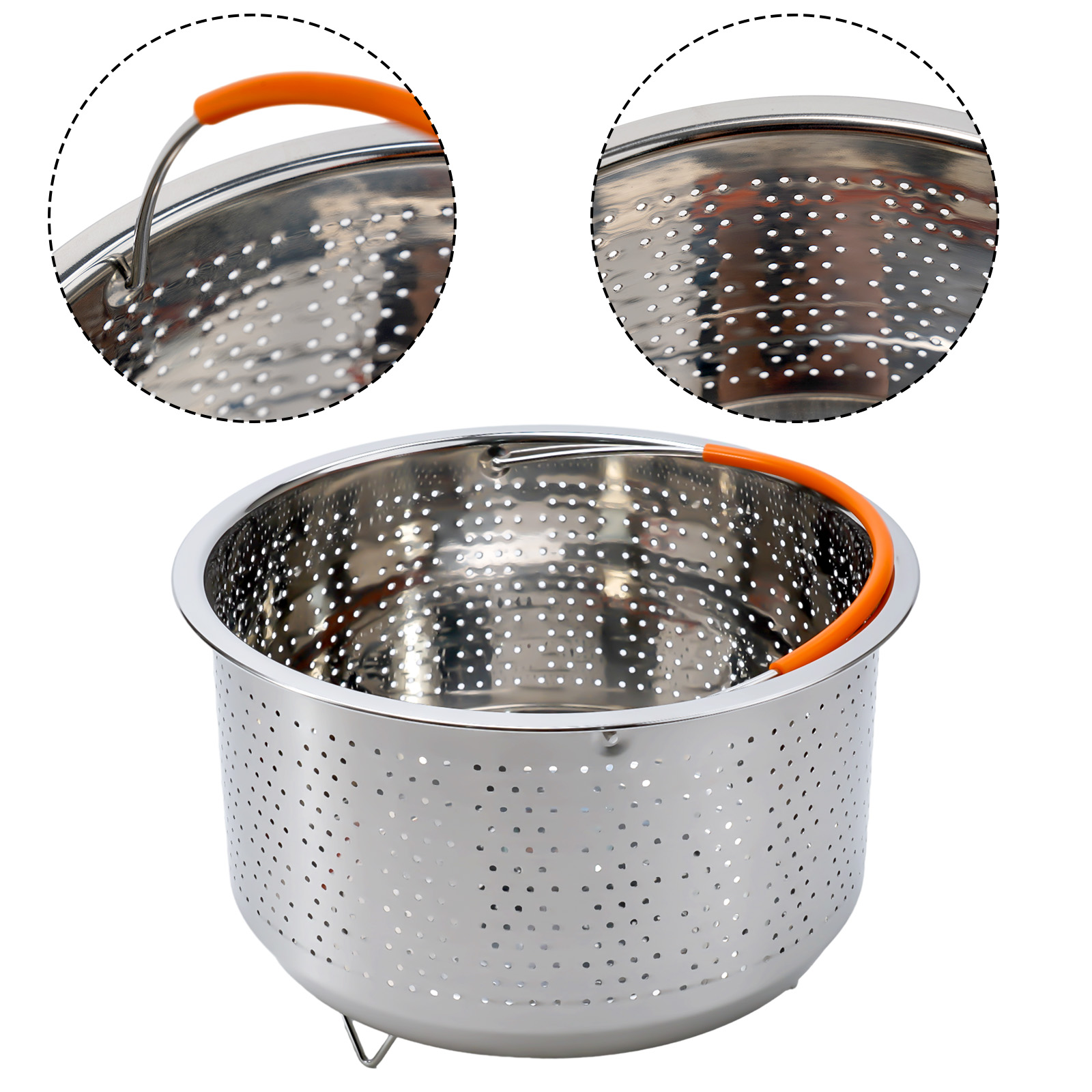 Stainless Steel Steamer Basket - Silicone Steamer Basket recension och pris