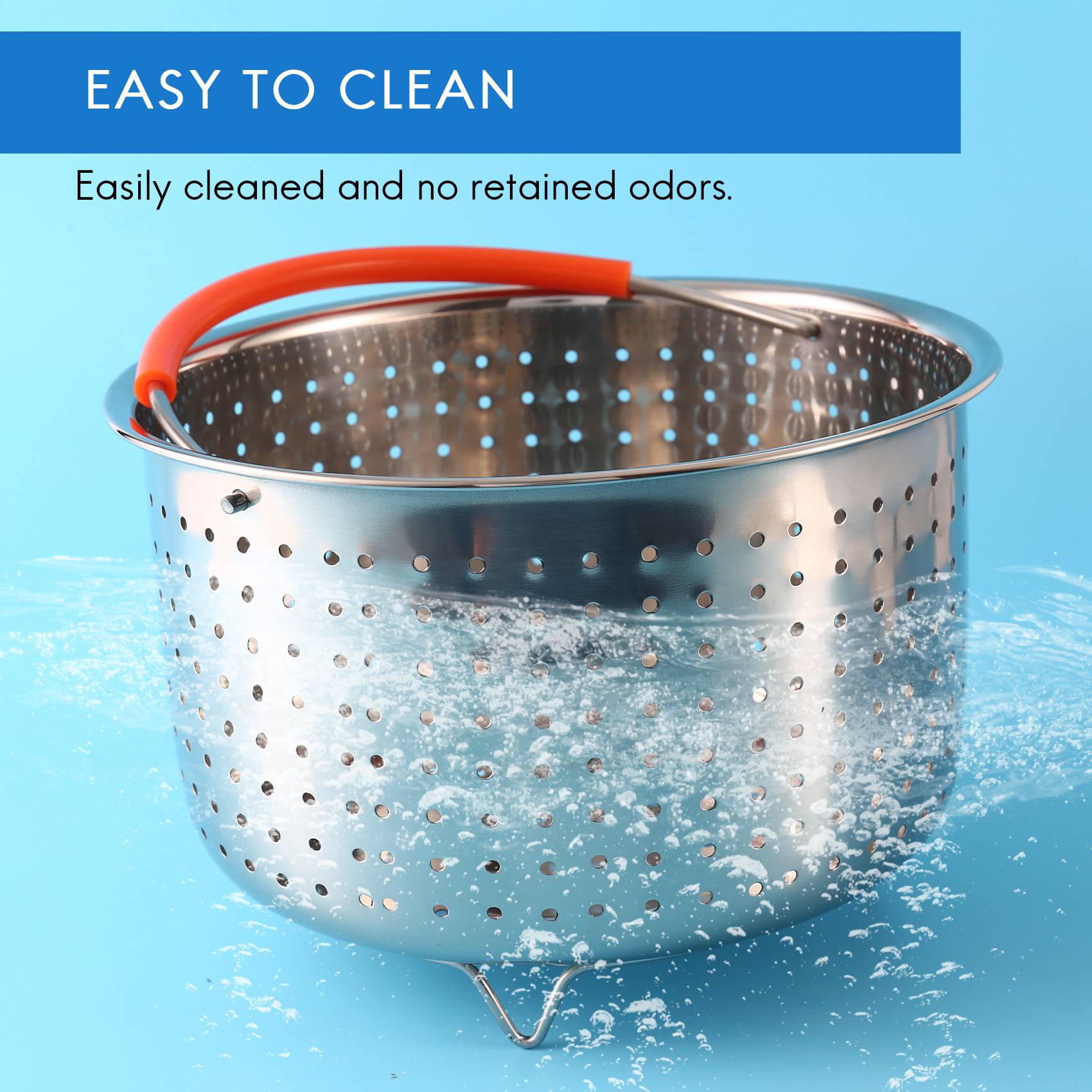 A71Z Stainless Steel Steamer B - Silicone Steamer Basket recension och pris